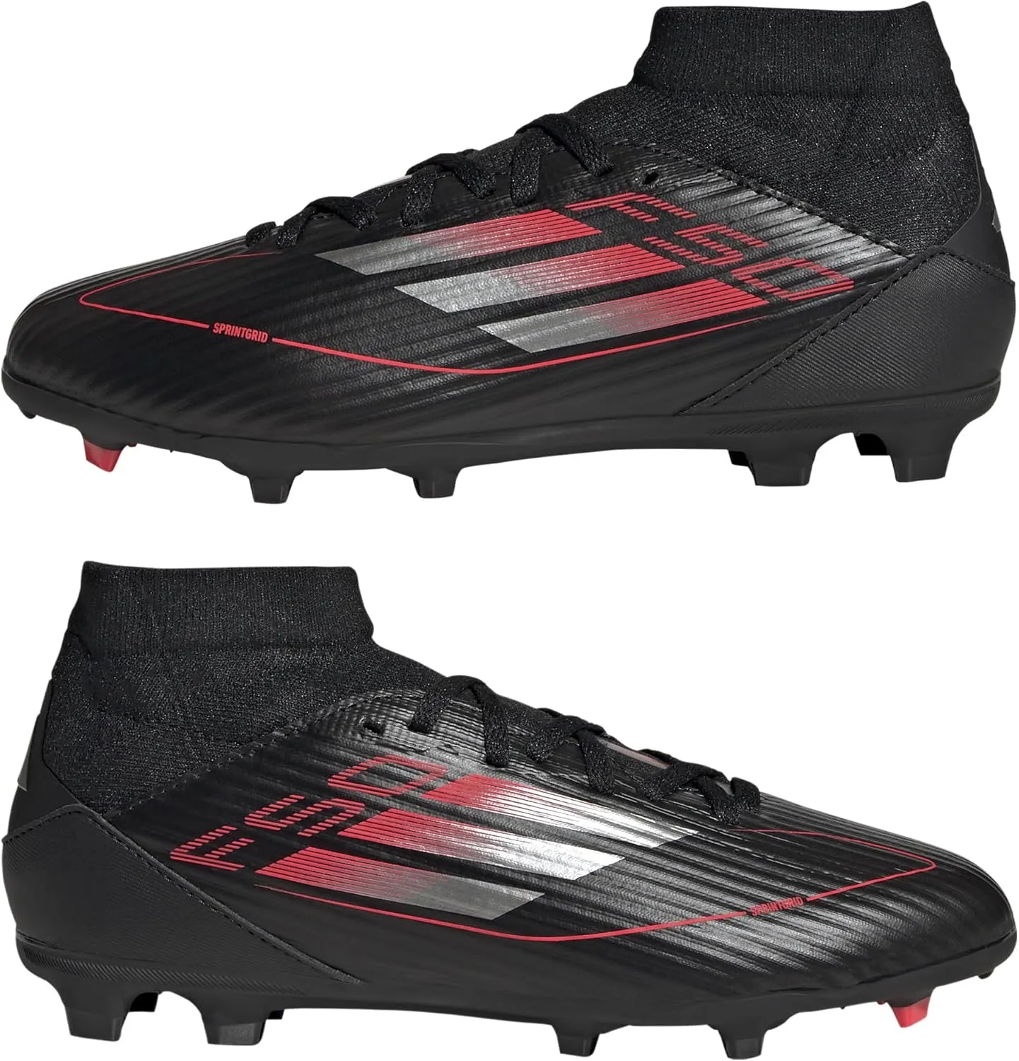 adidas F50 League Mid Football Boots FG/MG Kids, Football Boots Unisex Children