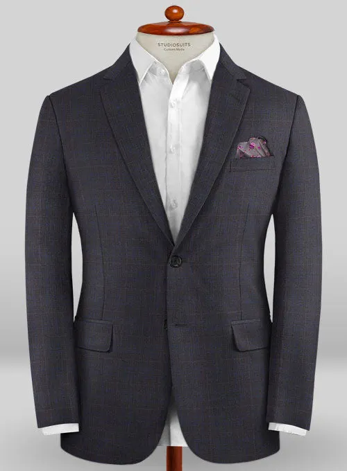 Caccioppoli Sun Dream Folli Gray Wool Silk Jacket