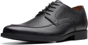 Clarks Mens Lace Up Leather Oxfords
