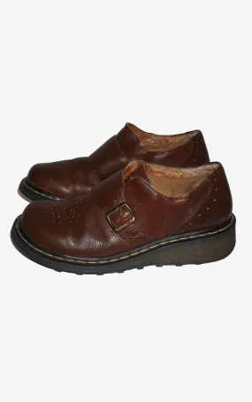 DR.MARTENS Vintage Monk Strap Buckle Chunky Boots