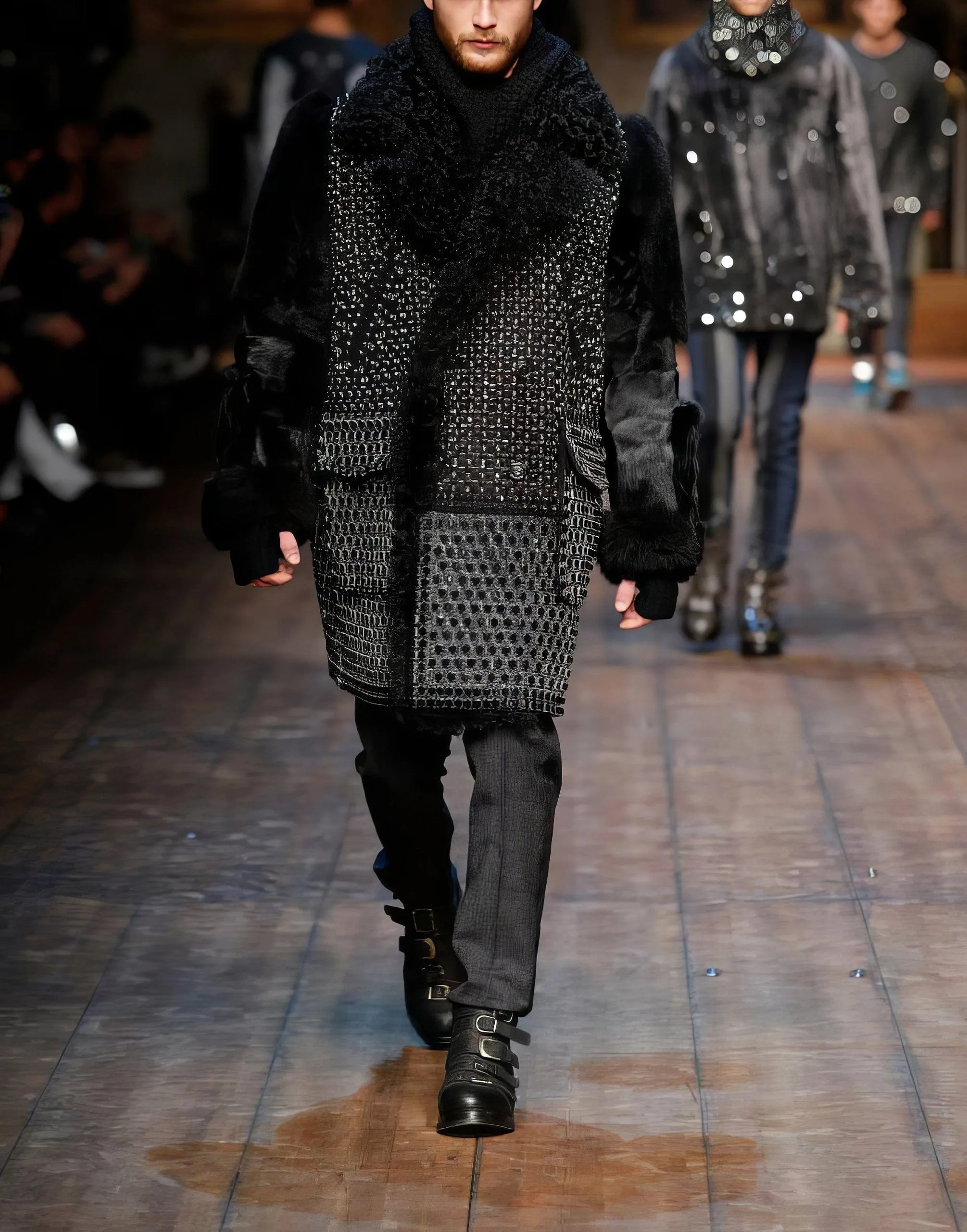Leather Boots With Buckles