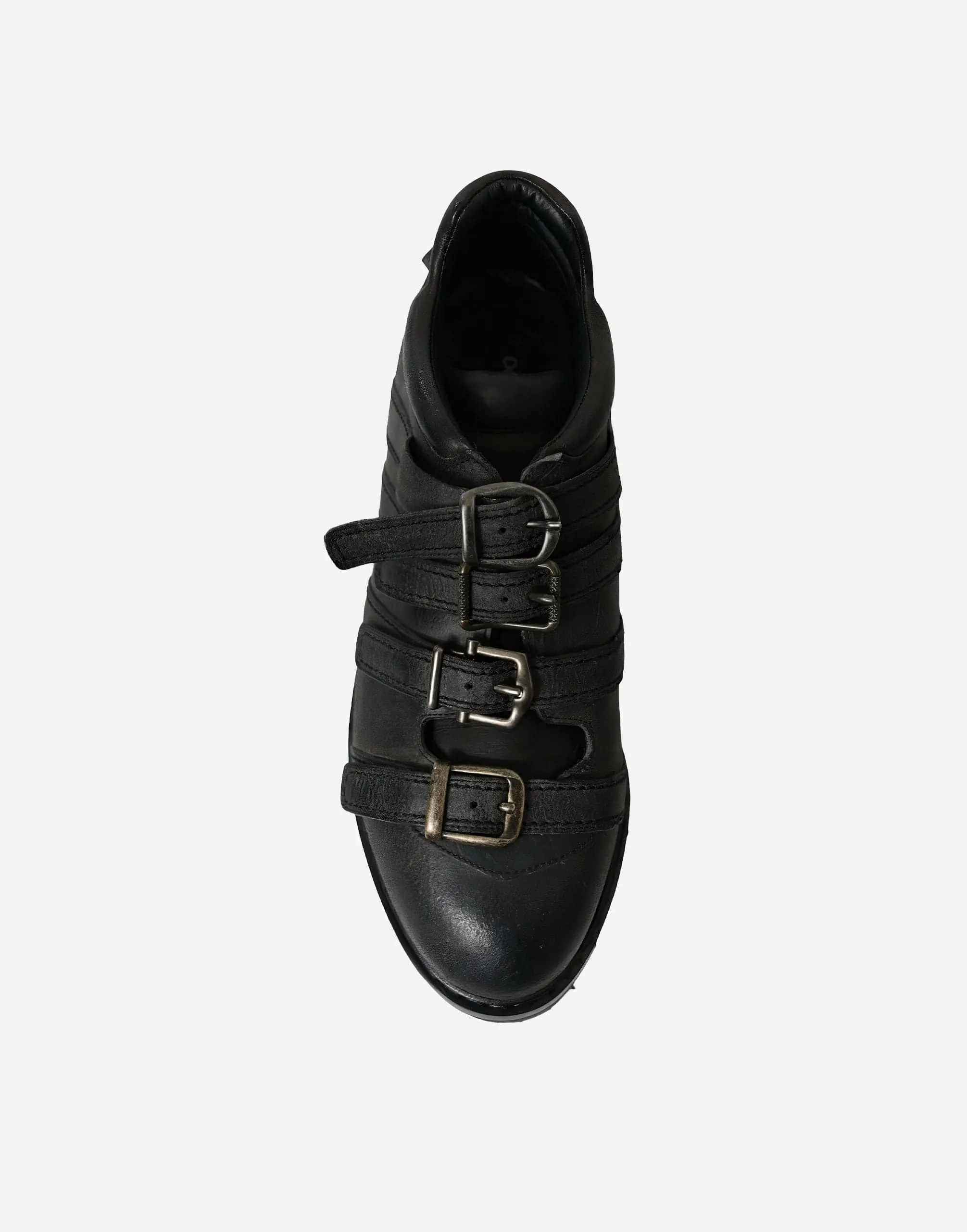 Leather Boots With Buckles