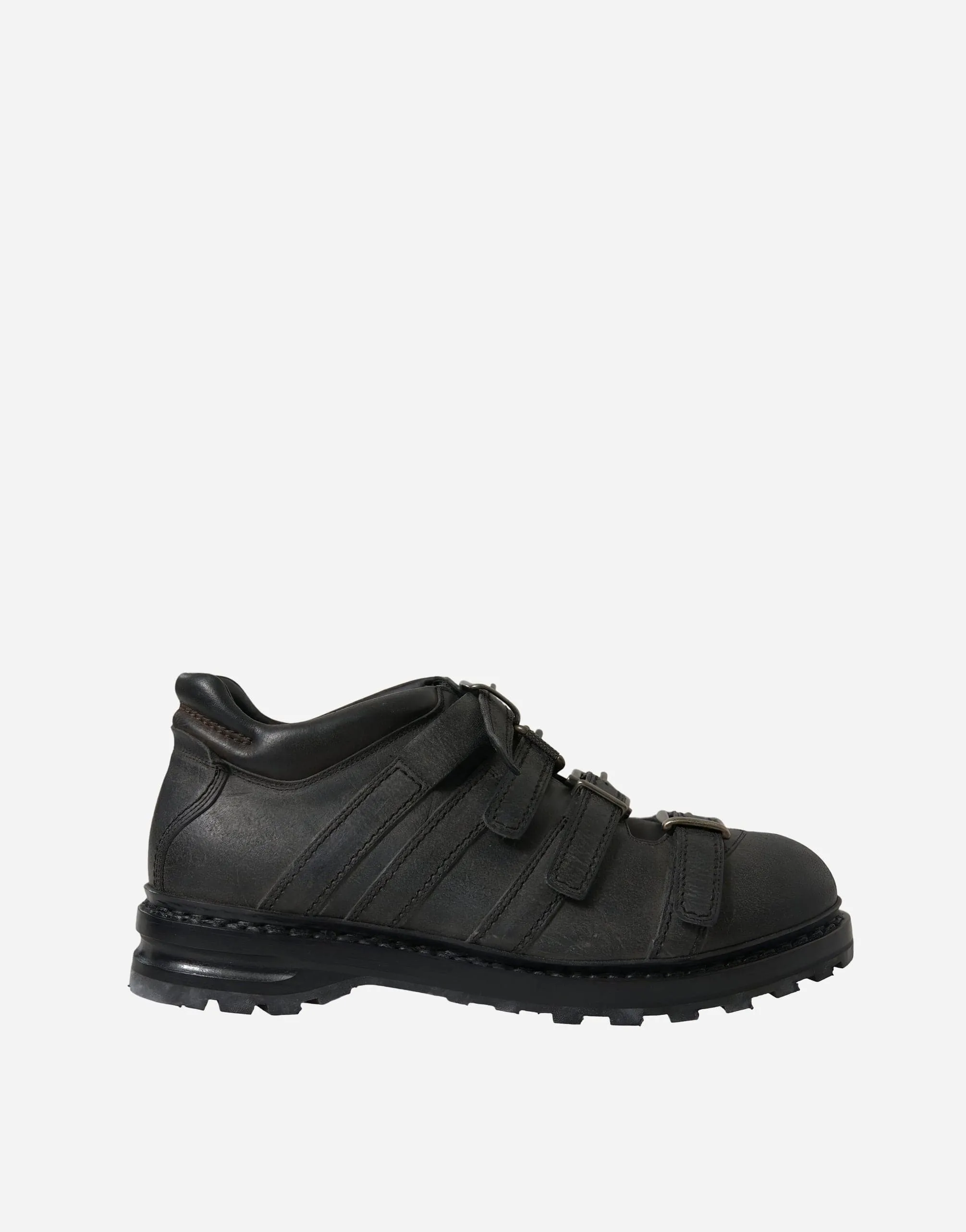 Leather Boots With Buckles