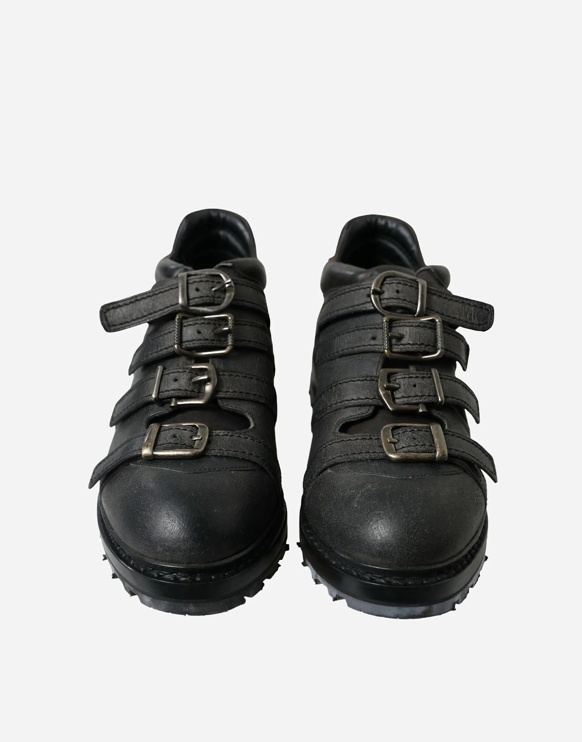 Leather Boots With Buckles