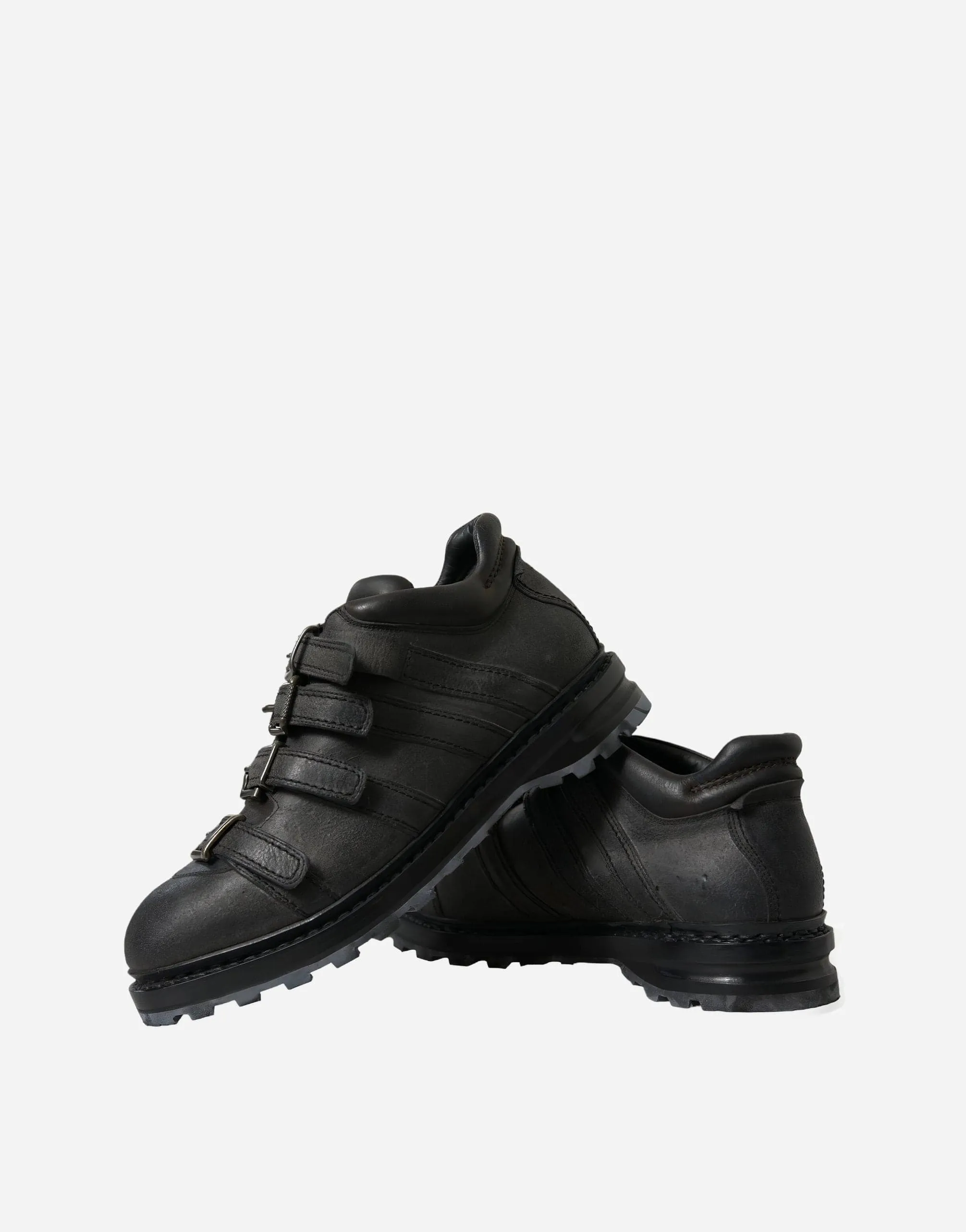 Leather Boots With Buckles