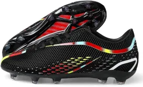Men's Women's Firm Ground Soccer Cleats Outdoor/Indoor Boys Girls Professional Futsal Football Training Sneakers