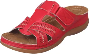 oiangi Women Shoes Wedges Sandals Summer Casual Open Toe Hollow Out Hook-and-Loop Slipper Lightweight Comfortable Breathable Outdoor Ladies Slides