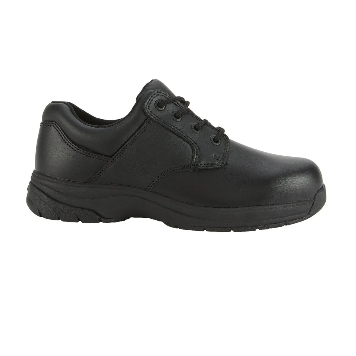 Rocky Mens Black Leather 911 Plain Toe Oxford Shoes 6W