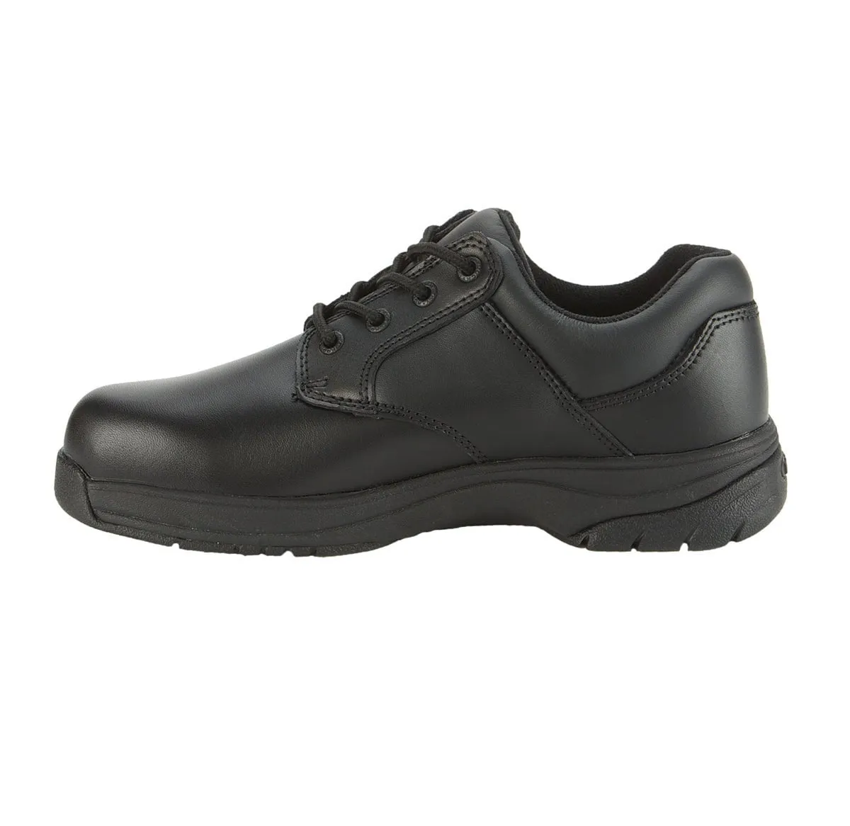 Rocky Mens Black Leather 911 Plain Toe Oxford Shoes 6W