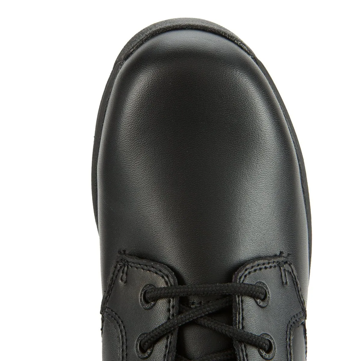 Rocky Mens Black Leather 911 Plain Toe Oxford Shoes 6W