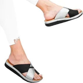 Sandals for Women Platform,2020 New Women Comfy Platform Toe Ring Wedge Sandals Shoes Summer Beach Travel Shoes Comfortable Flip Flop Shoes