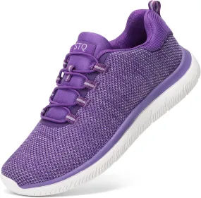 STQ Womens Walking Shoes Slip On Mesh Sneakers Lightweight Comfortable Arch Support STQ Womens Walking Shoes Slip On Mesh Sneakers Lightweight Comfortable Arch Support