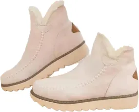 Trending Winter Boots For Women 2024 Warm Fur Lined Snow Short Ankle Booties Fashion Comfortable Slip On Loafers Shoe
