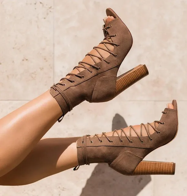 Women Fashion High Heels 10cm Heels Platform Sandals Party Shoes