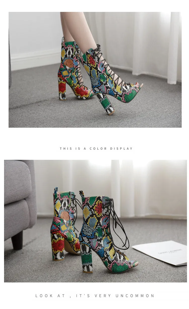 Women Fashion High Heels 10cm Heels Platform Sandals Party Shoes