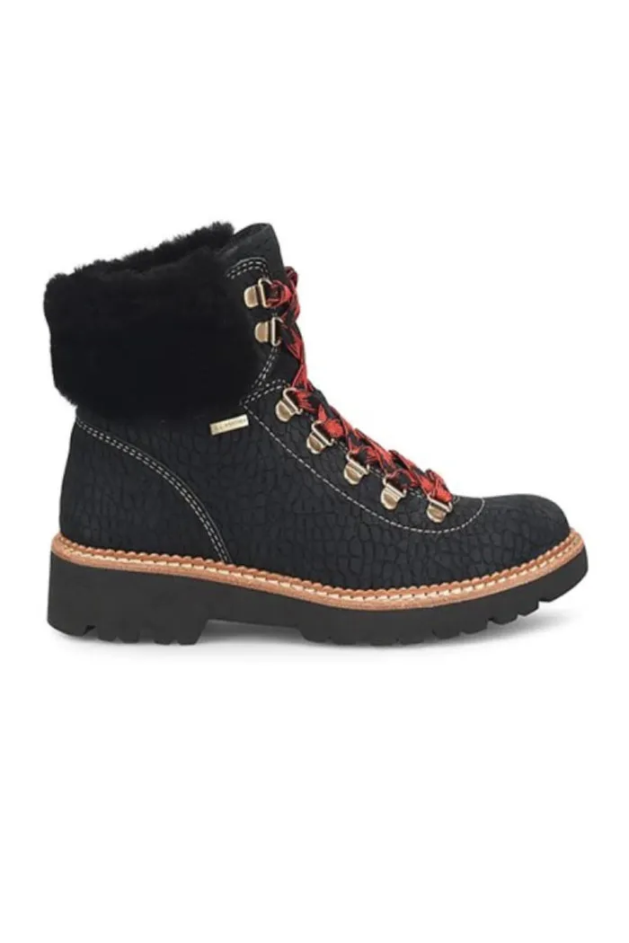 Women's Bionica Danie Shearling Waterproof Boots in Black