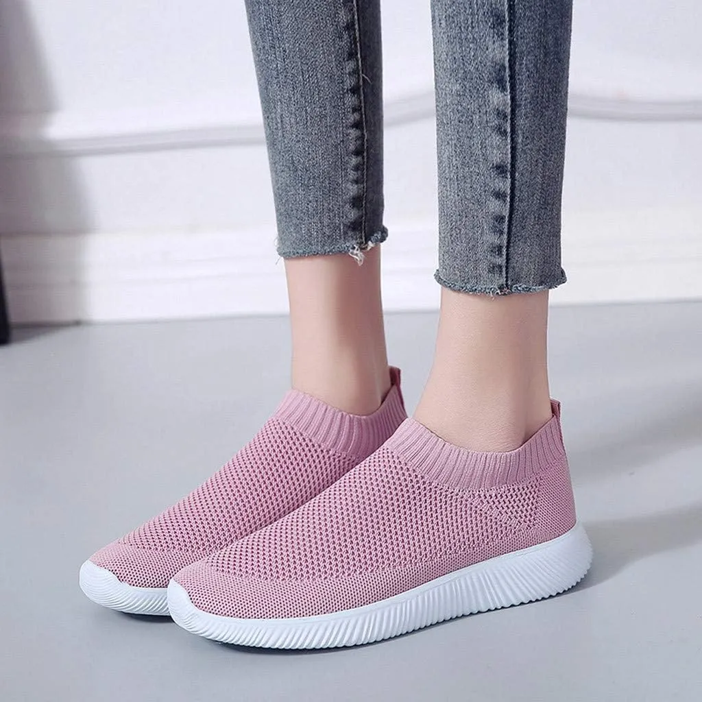 Womens Slip On Walking Shoes Non Slip Running Shoes Walking Shoes Women Flat Feet Casual Shoes Dress Sneakers Slip On Tennis Shoe Loafers Dress Shoe