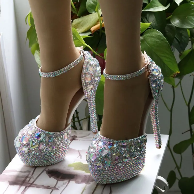 Wonen Pumps Fashion Office Shoes Waterproof platform Hollow Round Toe Thin Heels 14CM High Heels Shoes Women&#39;s Wedding Shoes